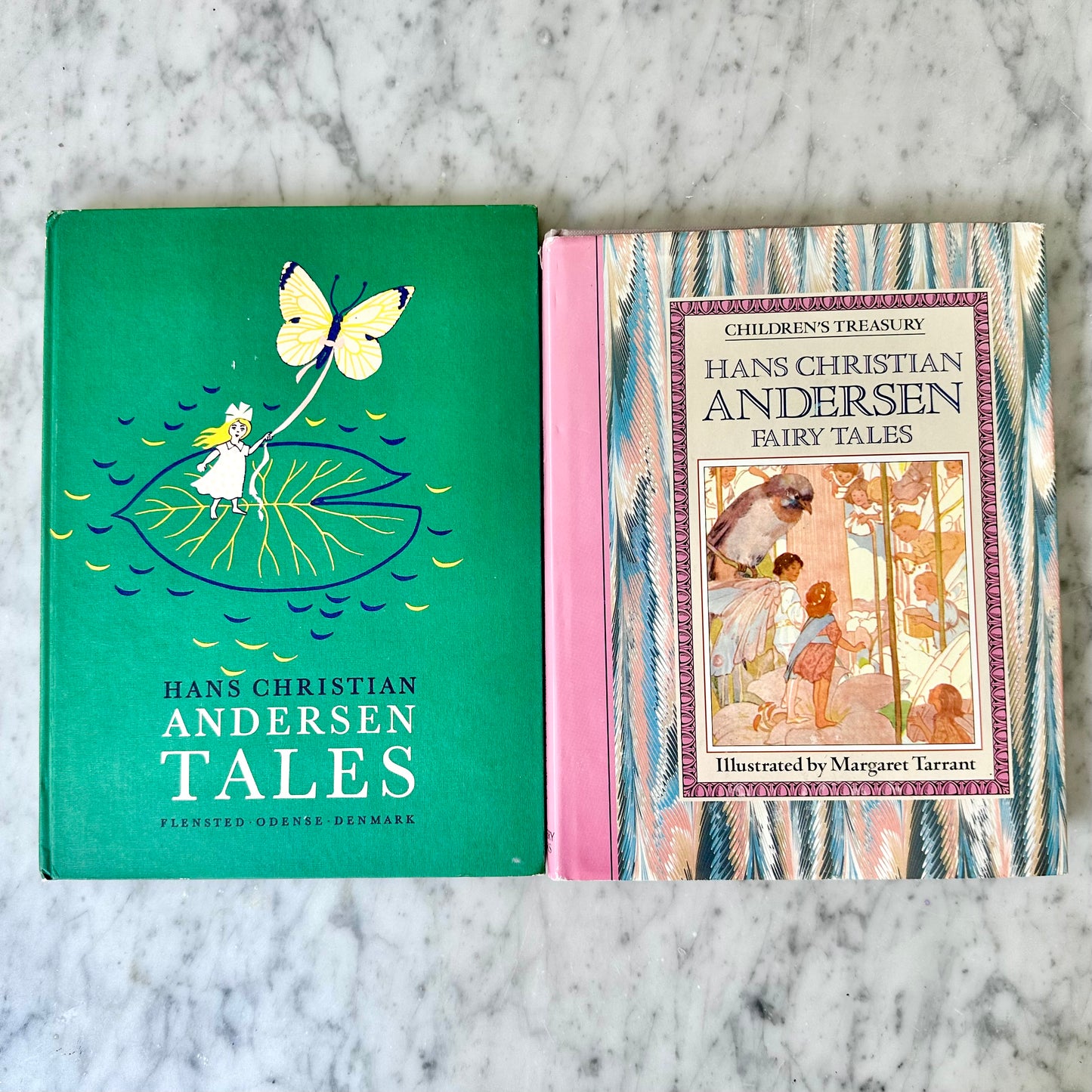 Vintage Hans Christian Andersen Books Set of 2