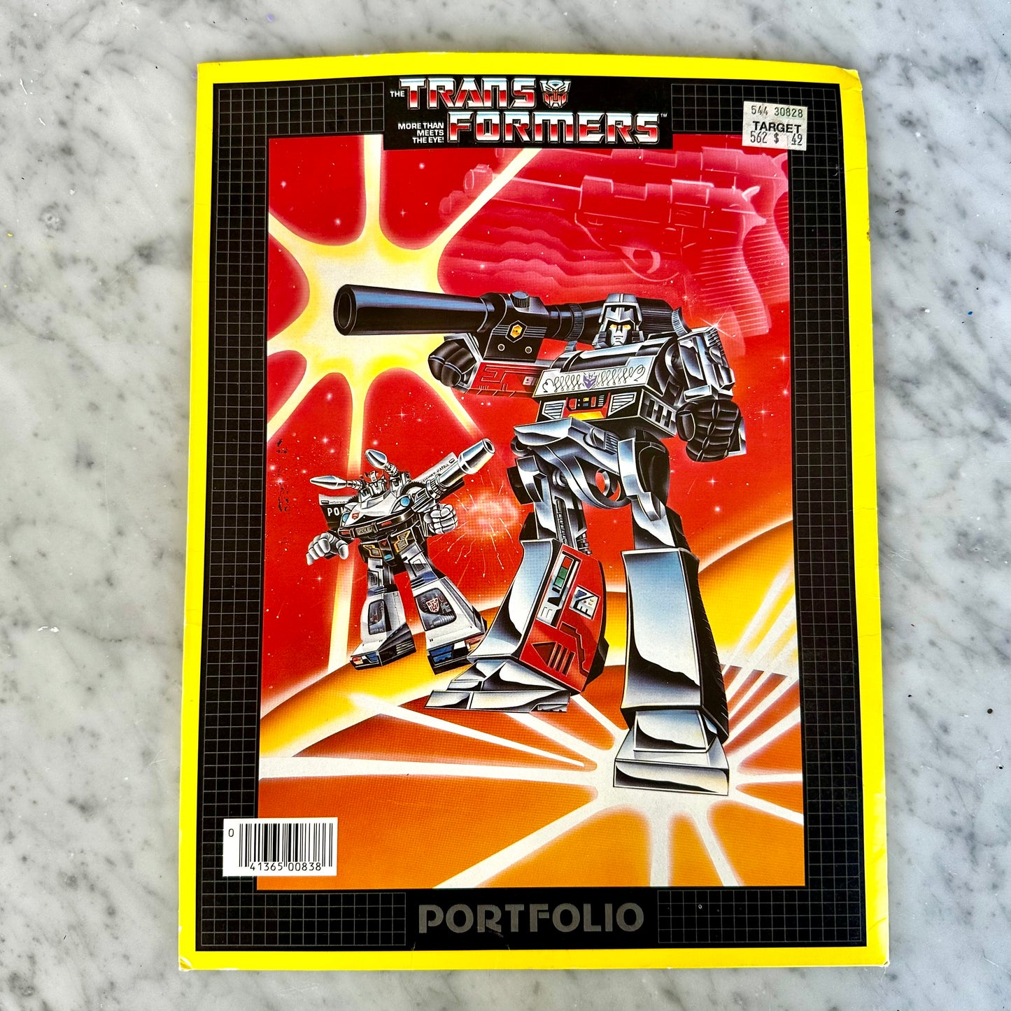 1984 Mead Transformers Folder