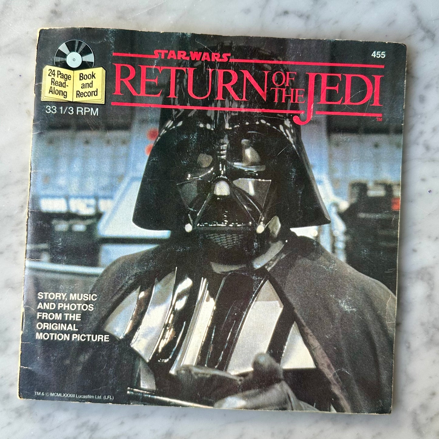 1983 Star Wars Return of the Jedi Book & Record