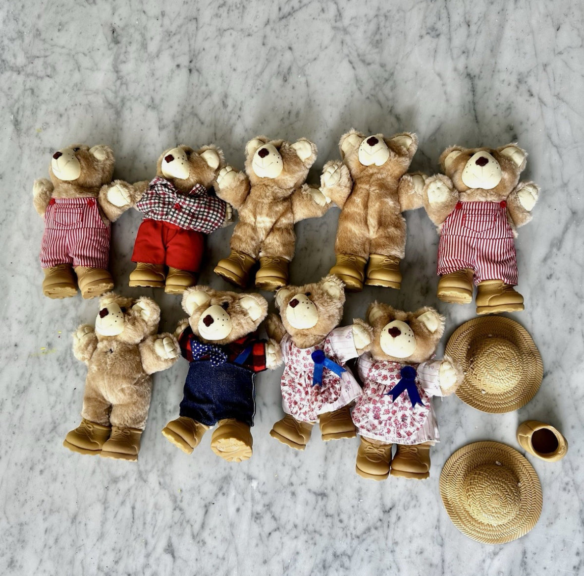 80’s Xavier Robert’s Wendy’s Furskins Teddy Bear Lot
