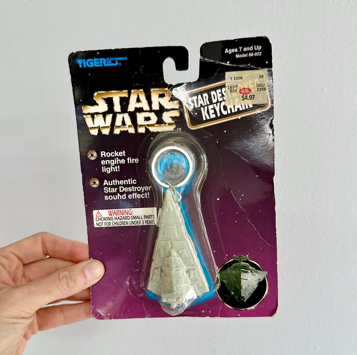 1997 Star Wars Star Destroyer Keychain