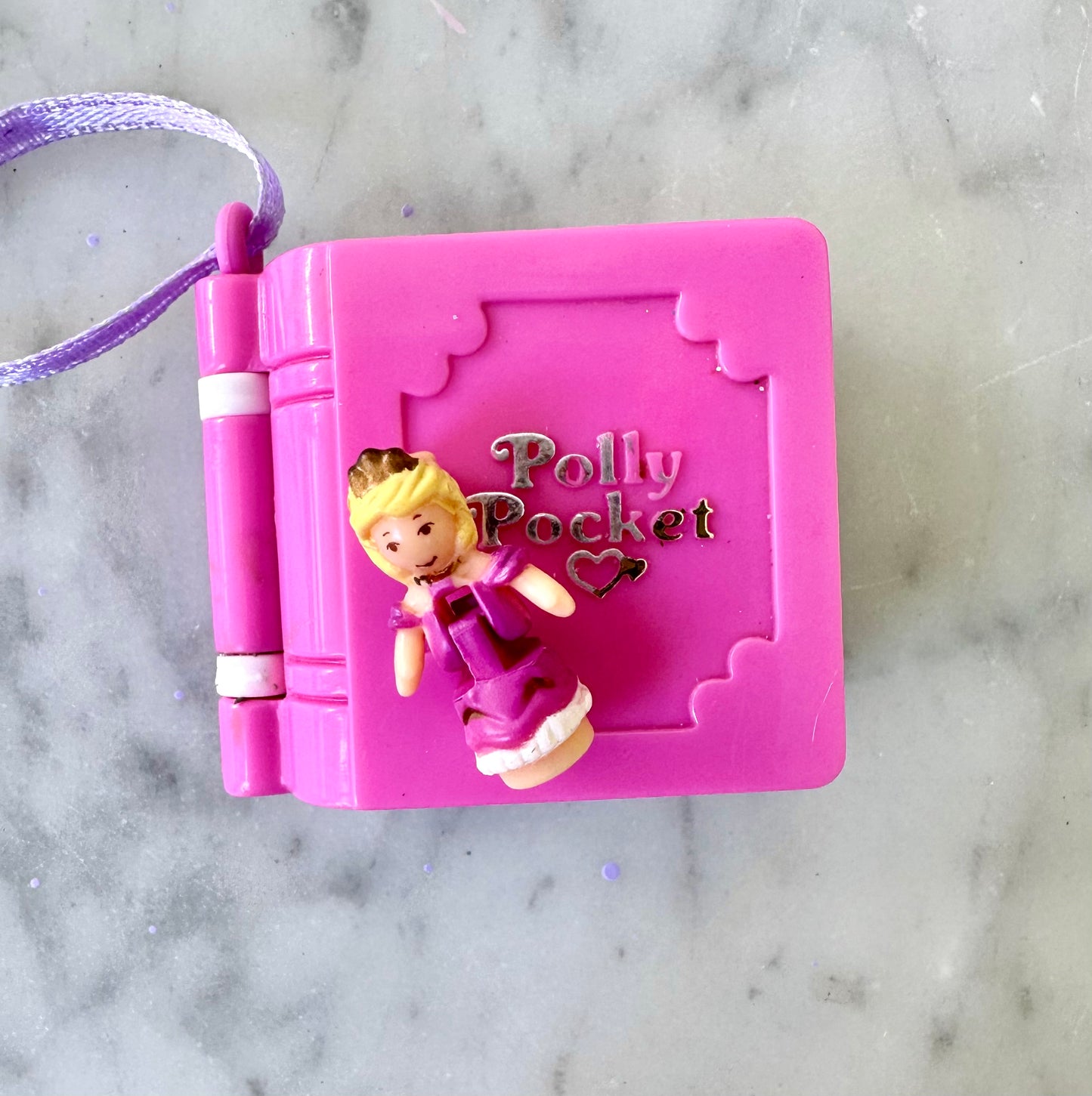 1995 Polly Pocket Glitter Wedding Locket