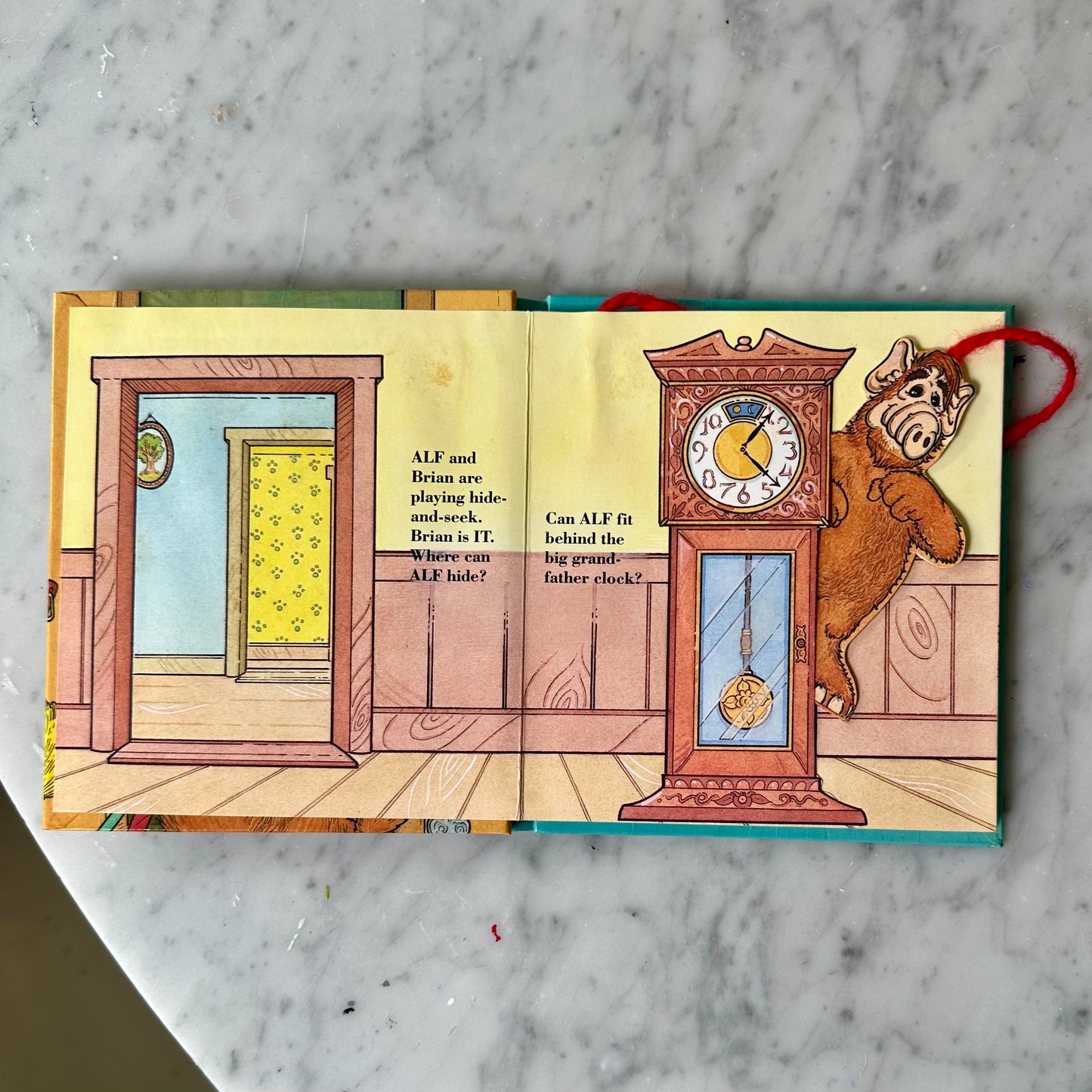 1988 ALF Hides Out Interactive Book