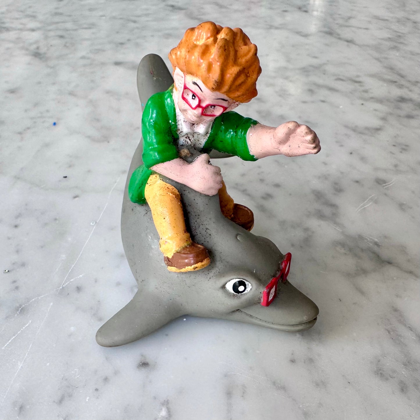 1990 Burger King Kids Meal IQ Dolphin Water Squirt Toy