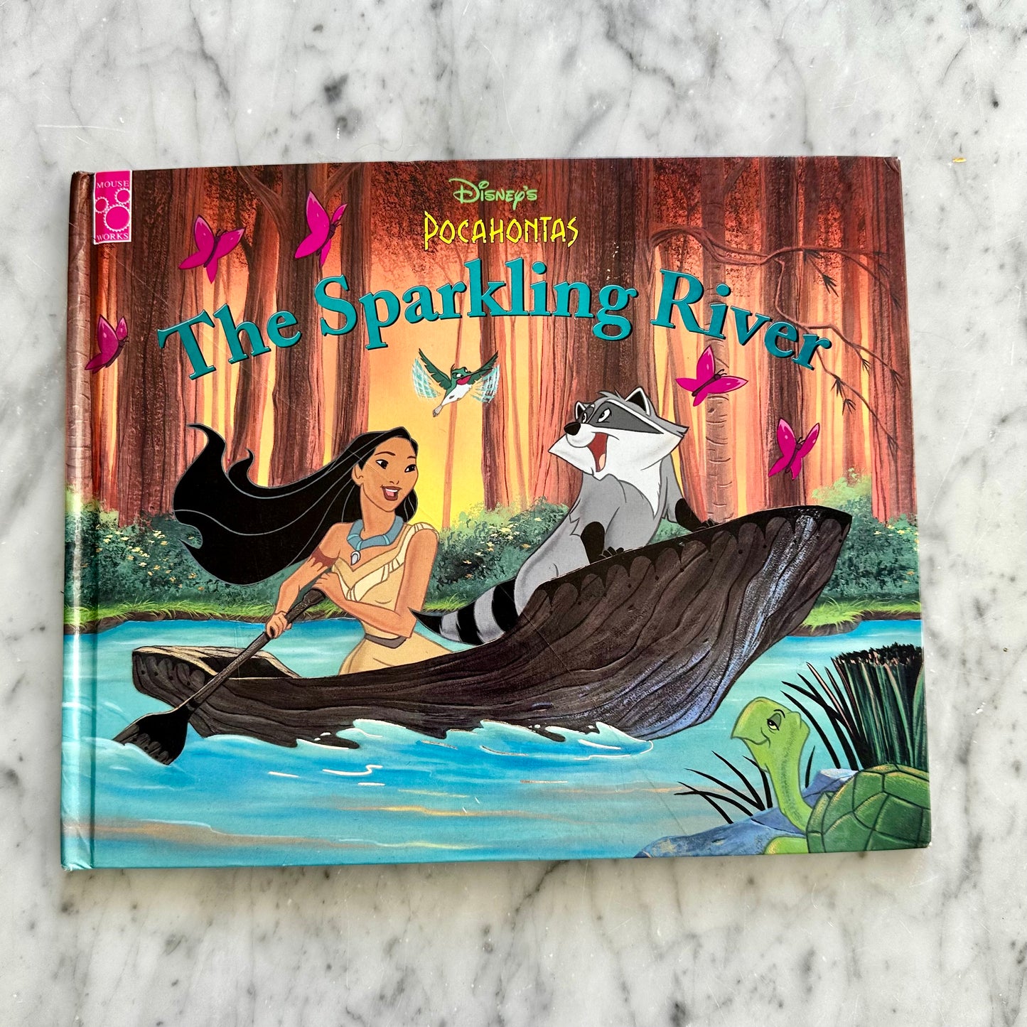 1995 Disney's Pocahontas “The Sparkling River” Book