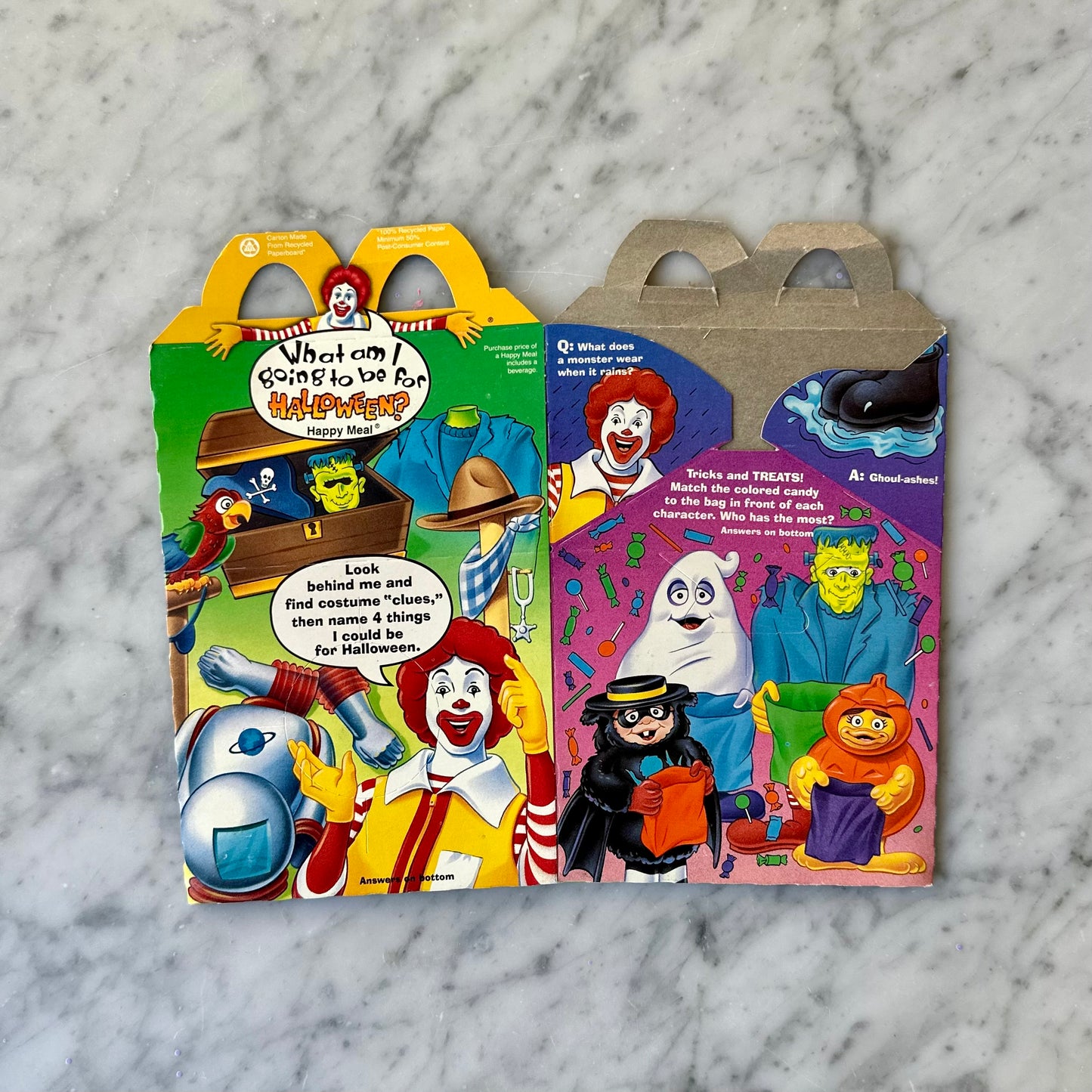 1995 McDonald’s Halloween Happy Meal Box