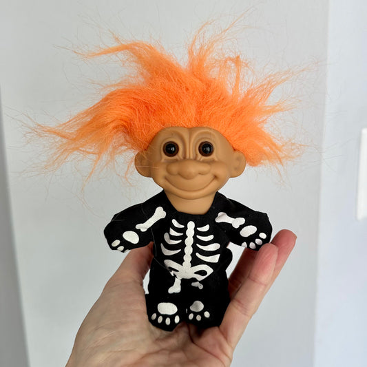 Vintage 90’s Halloween Skeleton Russ Troll