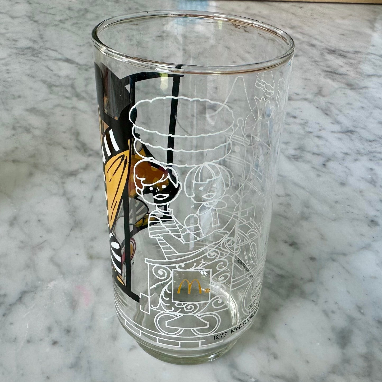 1977 McDonaldland Hamburglar Glass