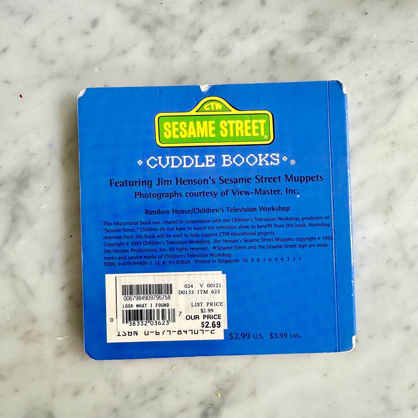 1993 “Look What I Found” Board Book