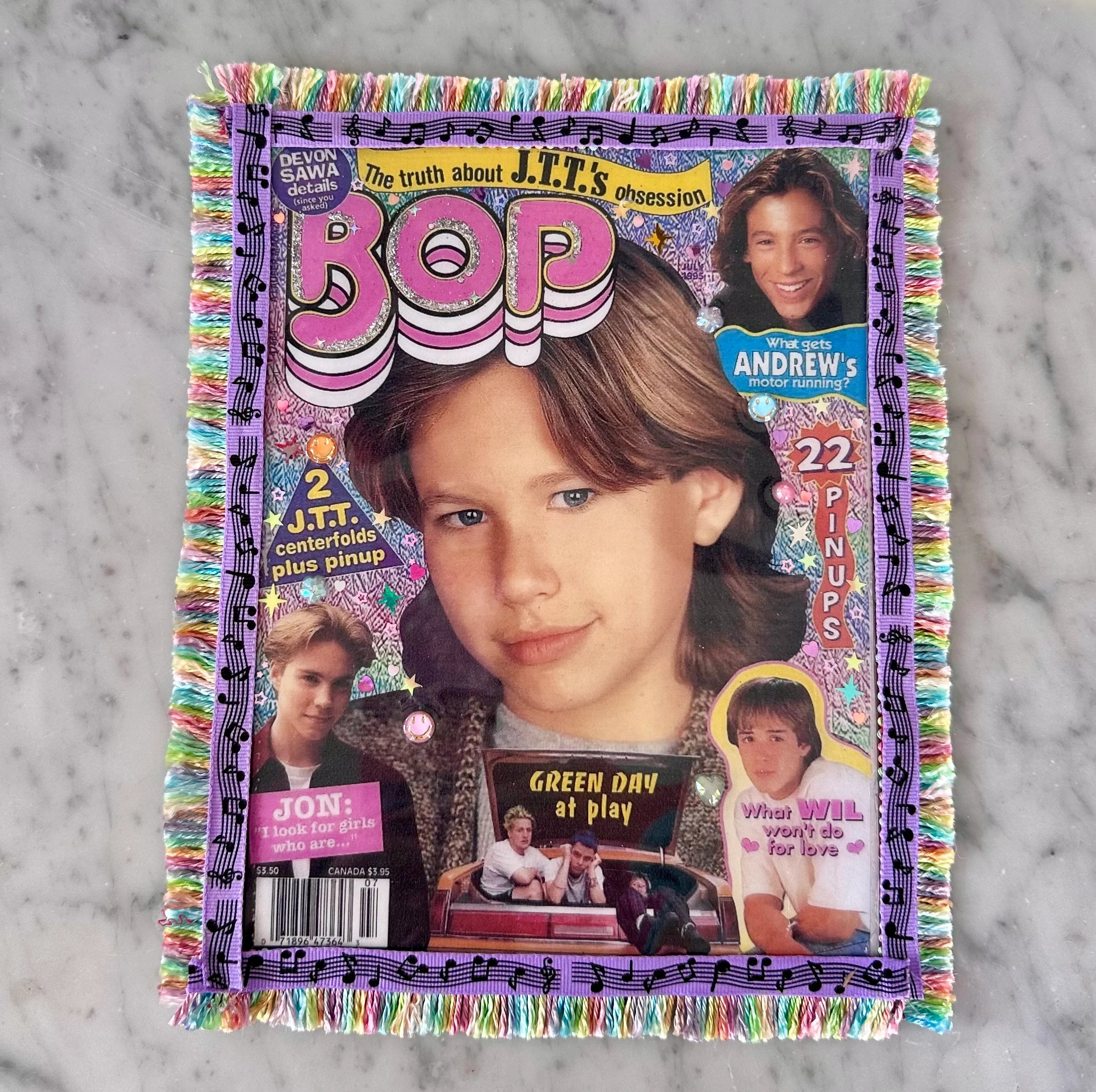 Vintage 90’s BOP Magazine JTT Resin Wall Art – HaveAPollyDay