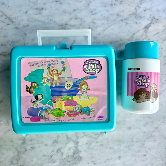 1993 Littlest Pet Shop Lunchbox and Thermos