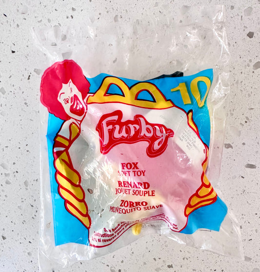 2000 Furby Fox Plush McDonald’s Toy