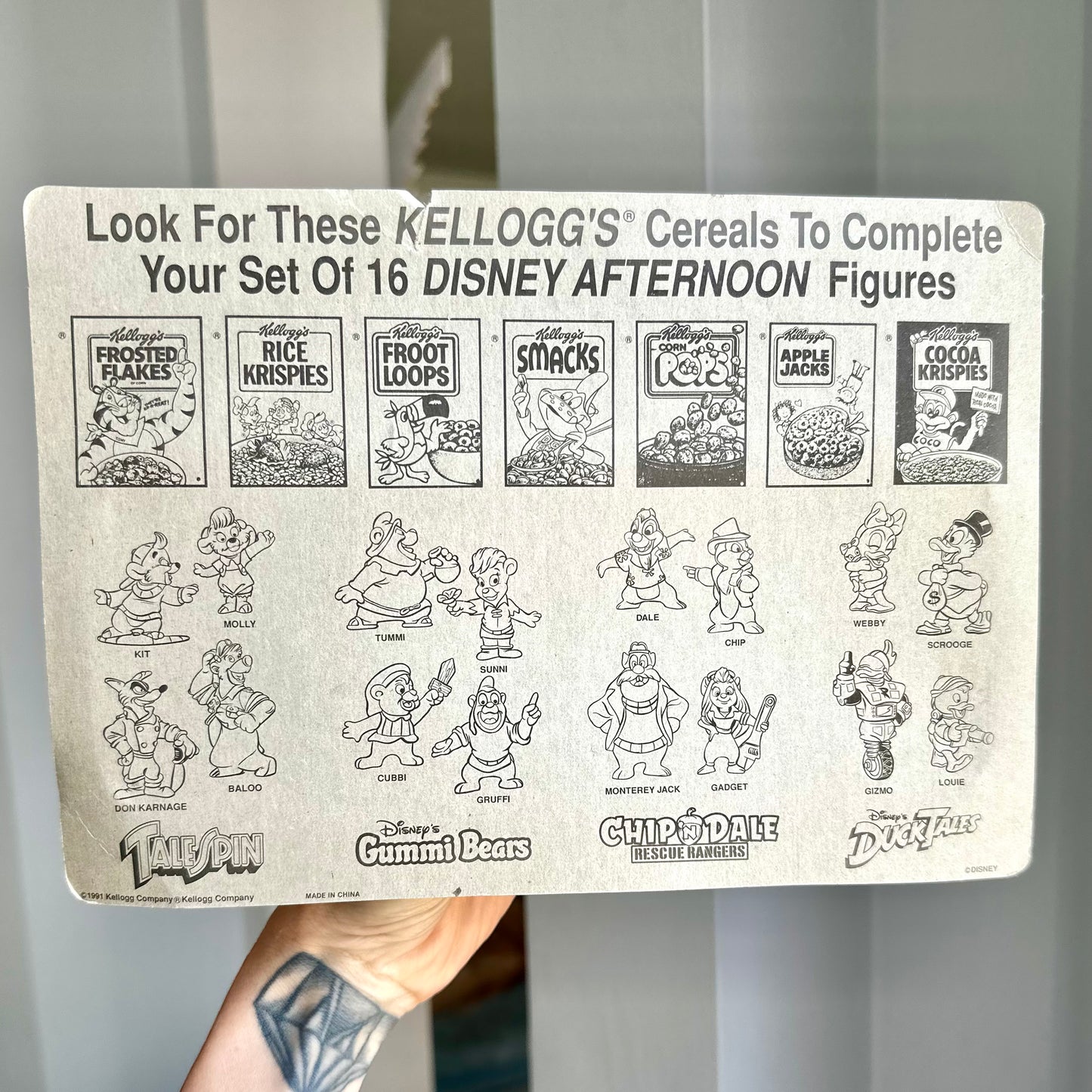 1991 Disney Afternoon Figures