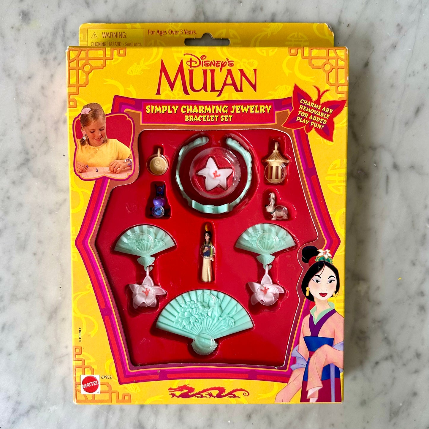 Vintage Disney's Mulan Simply Charming Jewelry Deluxe Set