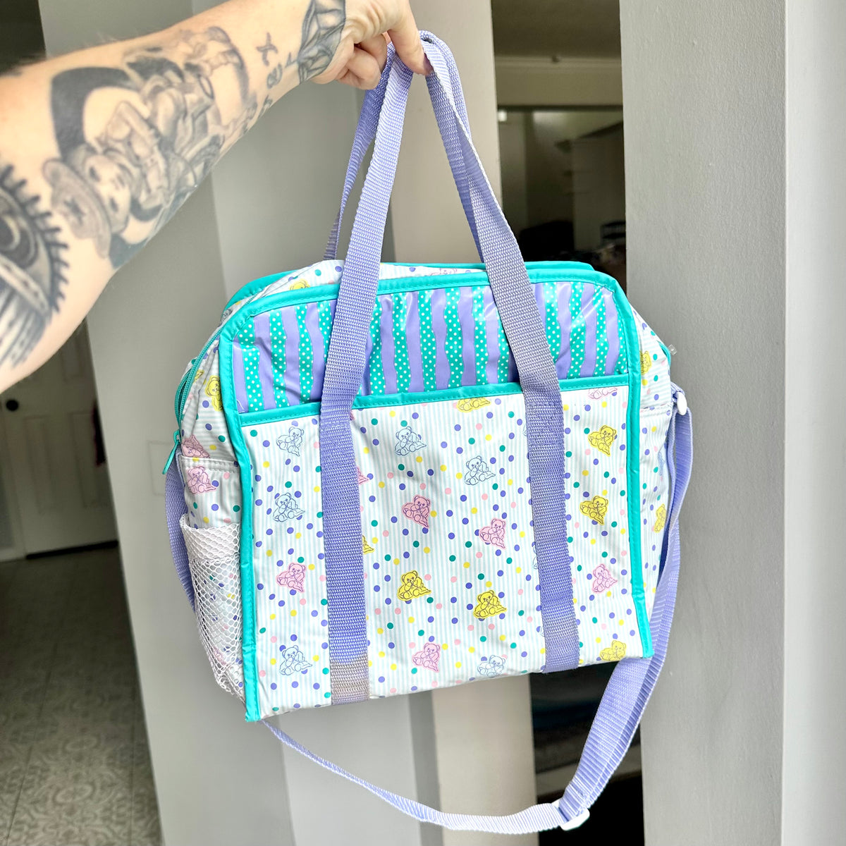 90’s Pastel Diaper Bag