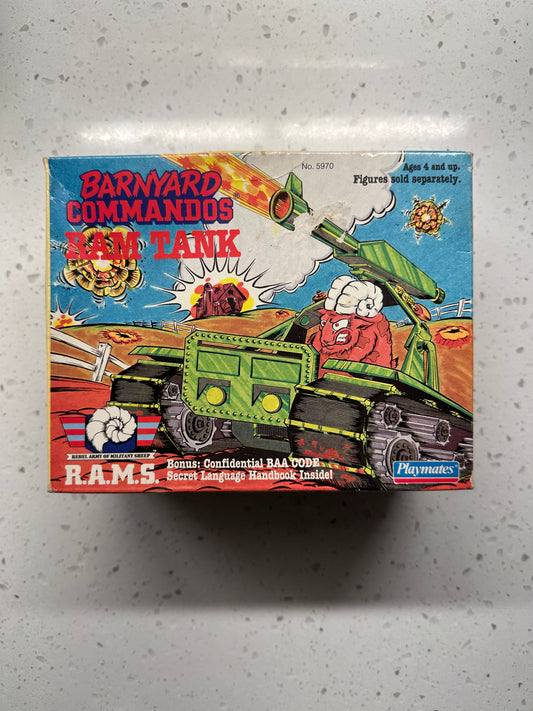 1989 Playmates Barnyard Commandos Ram Tank