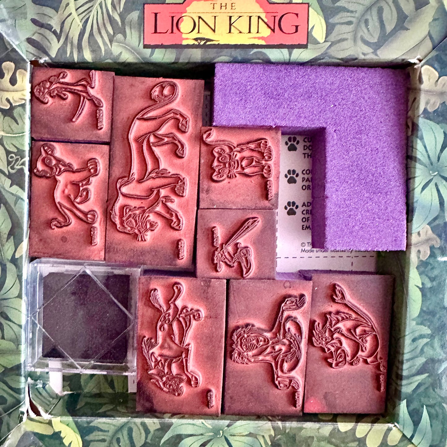 90’s Disney The Lion King Stamp Kit