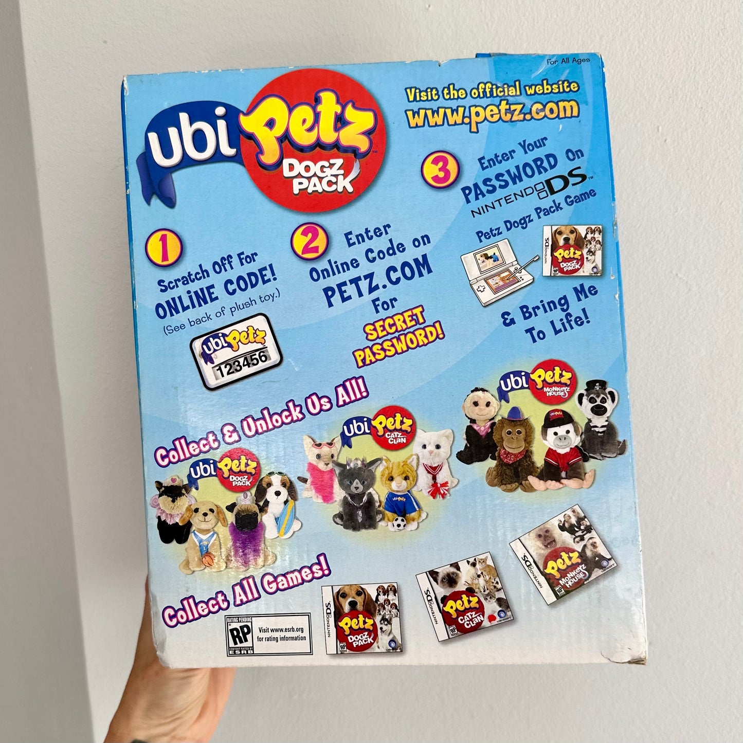 2008 Nintendo DS Ubi Petz Dogz Pack