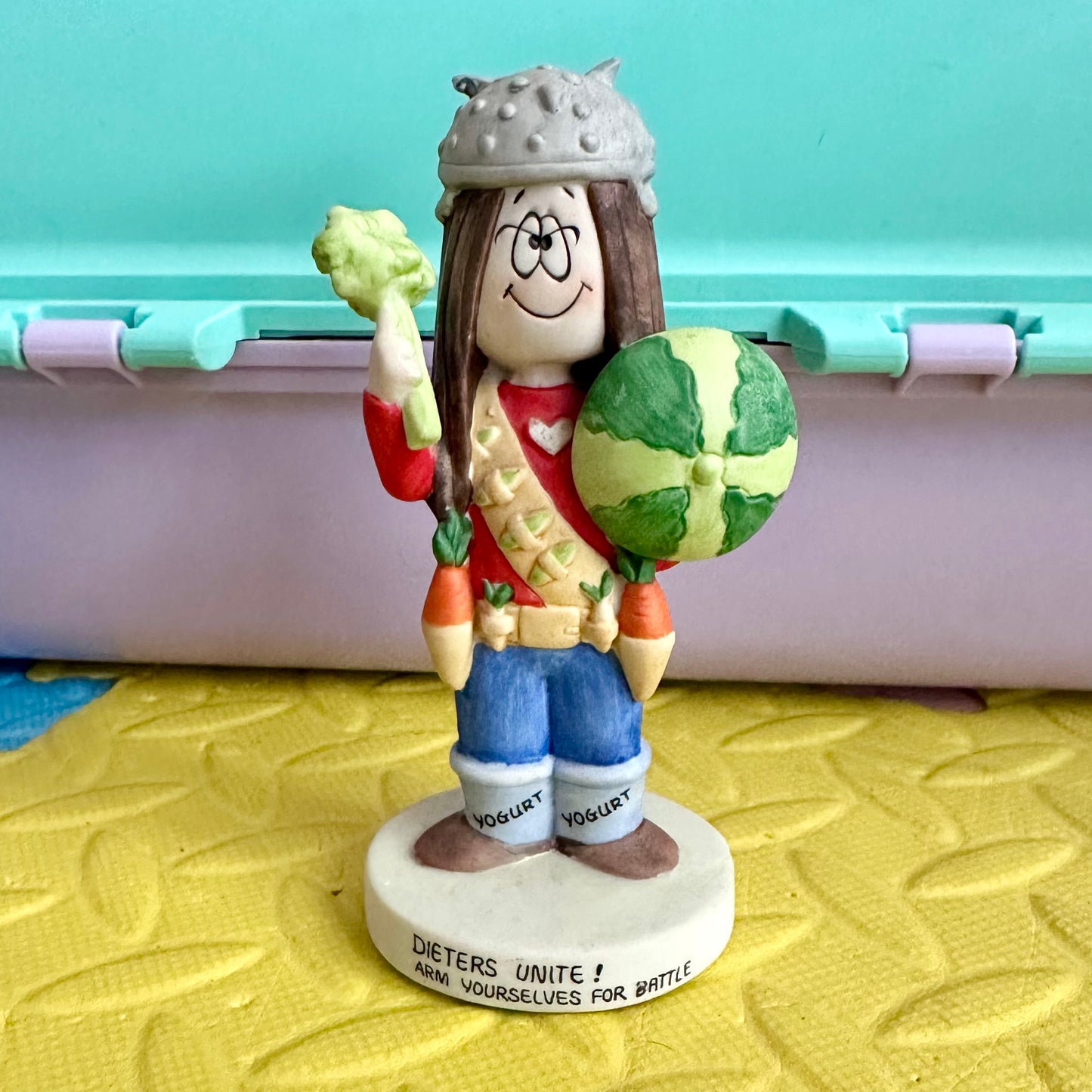 1982 Cathy Comic “Dieters Unite” Ceramic Figurine