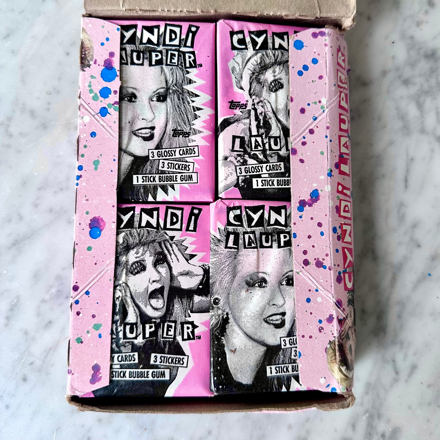 1985 Cyndi Lauper Trading Card Pack