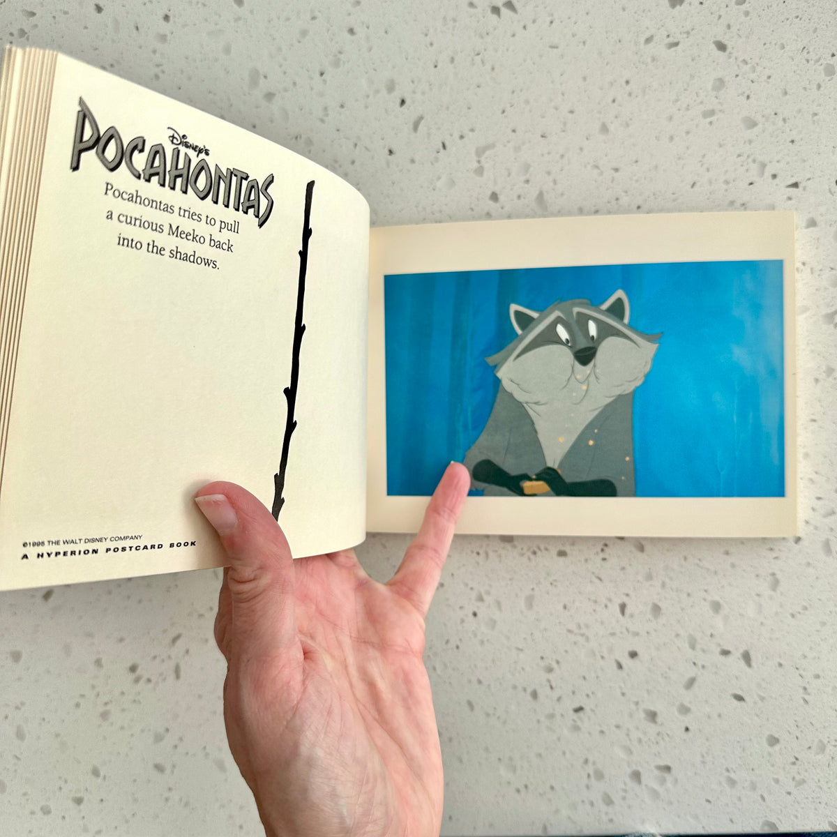 1995 Disney’s Pocahontas Postcard Book
