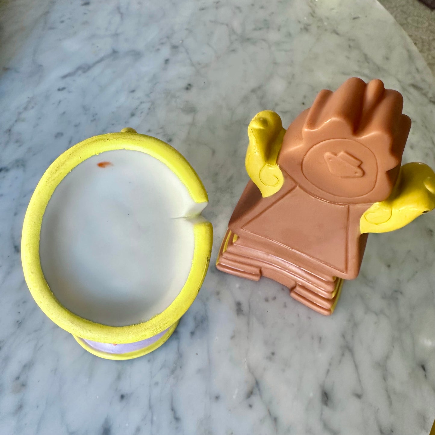 1992 Pizza Hut Cogsworth and Chip Puppets