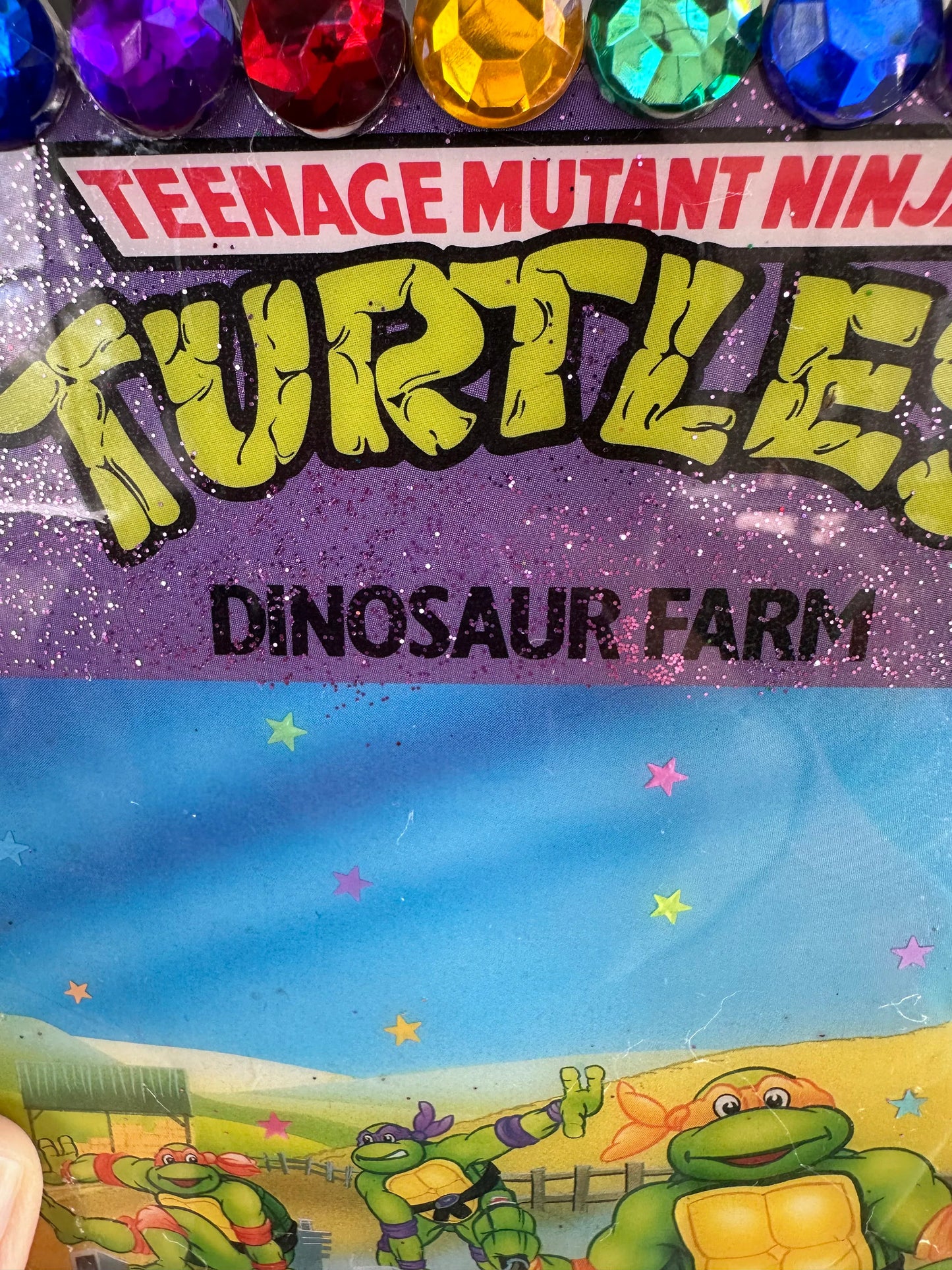 Vintage 80’s Teenage Mutant Ninja Turtles Book Cover Resin Wall Art
