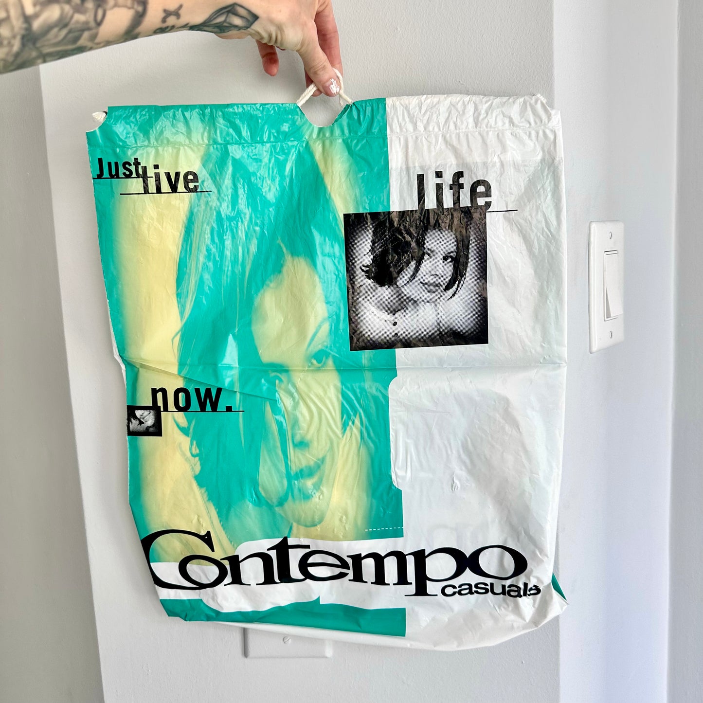 Vintage Contempo Shopping Bag