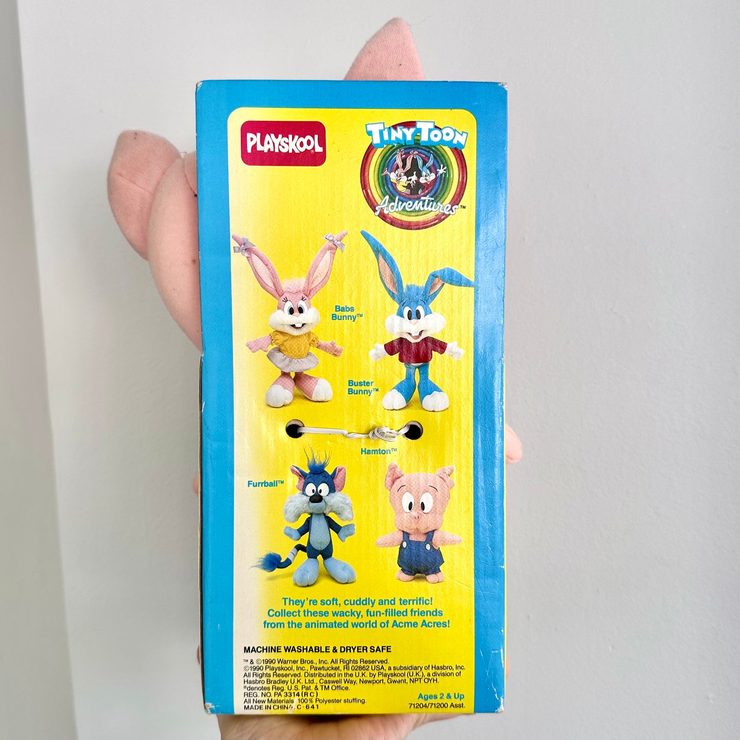 1990 Tiny Toon Adventures Hamton Plush