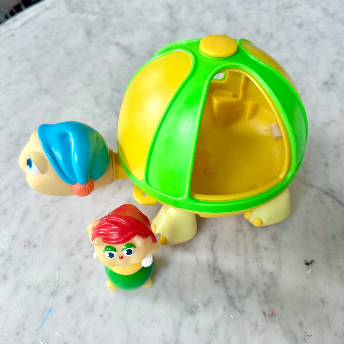 1985 Hasbro Glo Turtle & Glo Bug