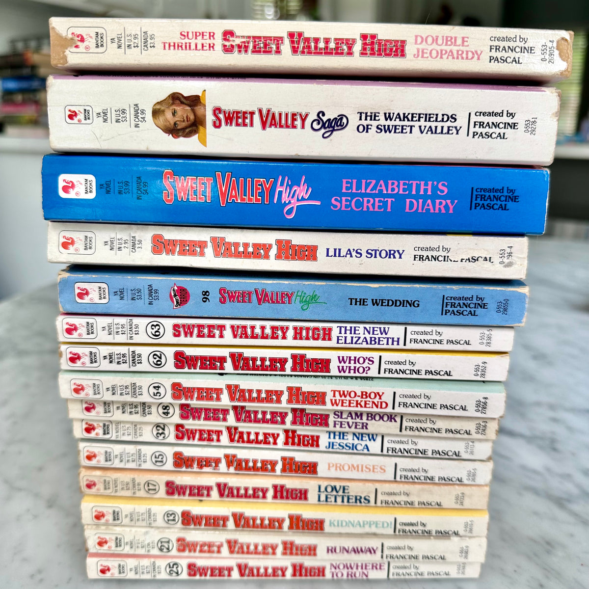 Vintage Sweet Valley High Book Lot