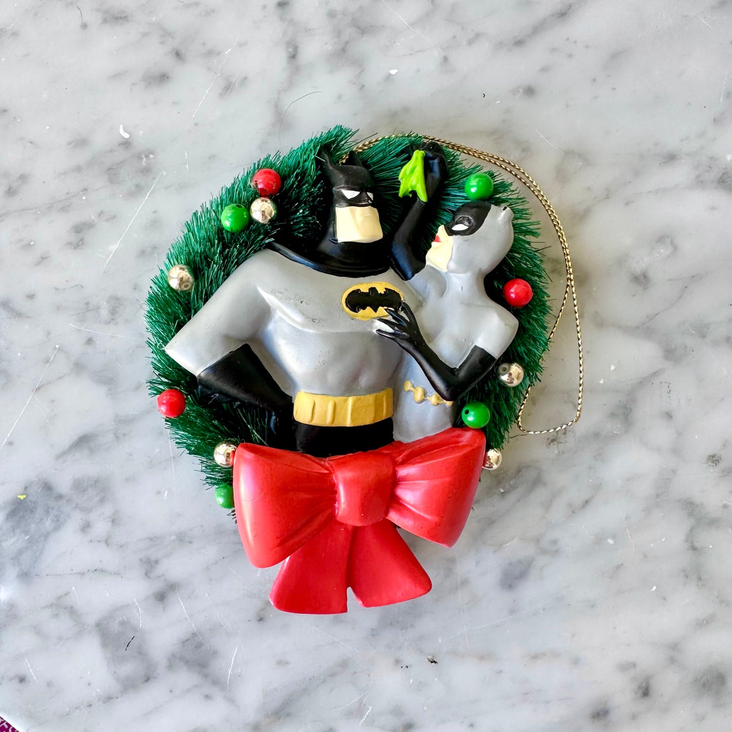 1998 DC Batman & CatWoman Ornament