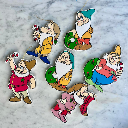 90’s Disney’s Seven Dwarf Ornaments