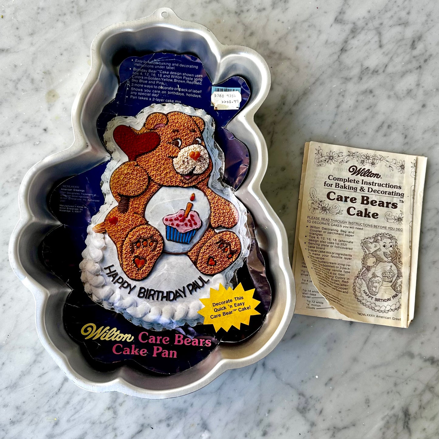 1983 Care Bears Cake Pan
