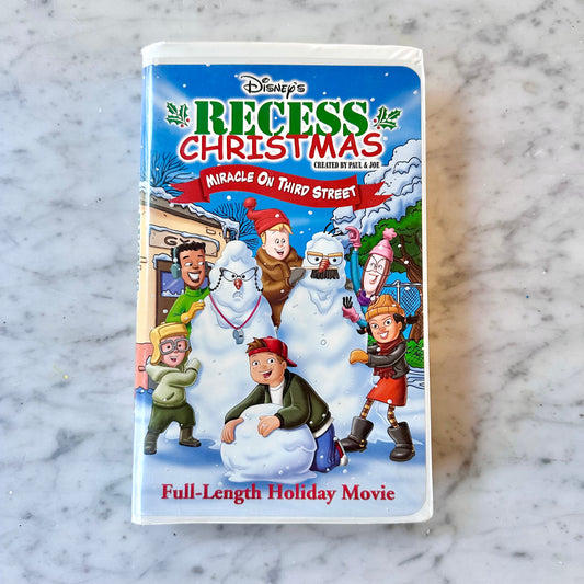 2001 Recess Christmas “Miracle on Third Street” VHS