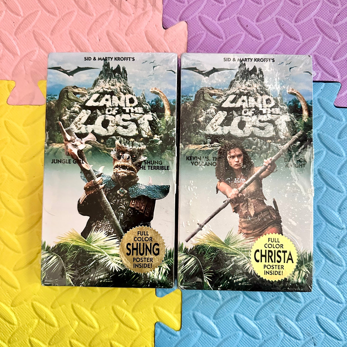 Land of the Lost VHS Lot with Posters