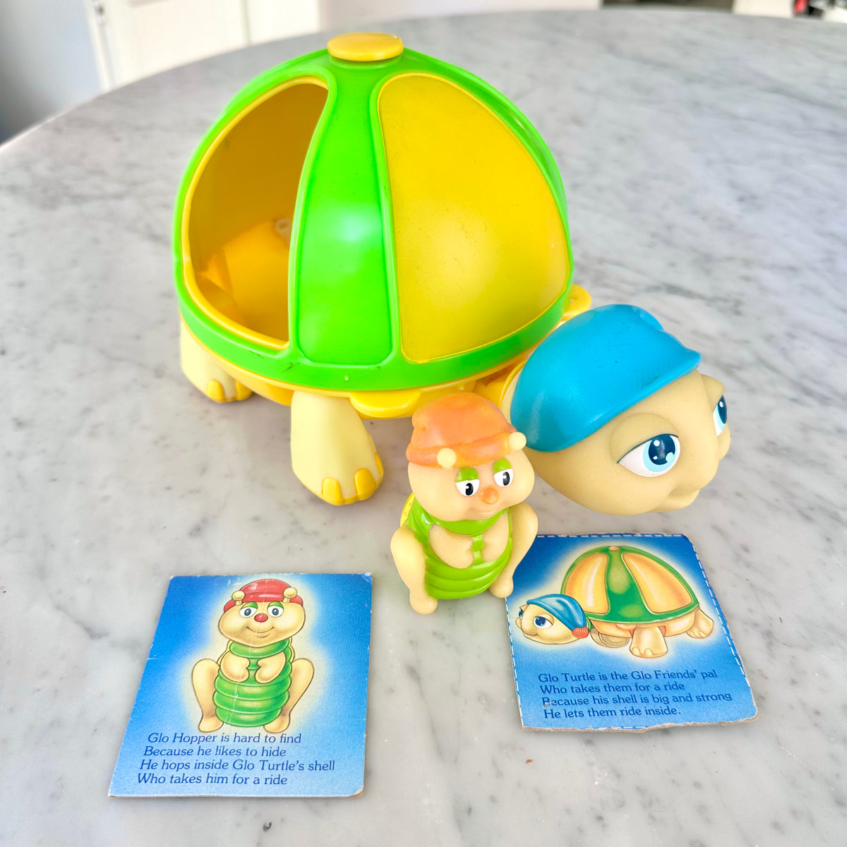 1985 Hasbro Glo Turtle with Glo Hopper