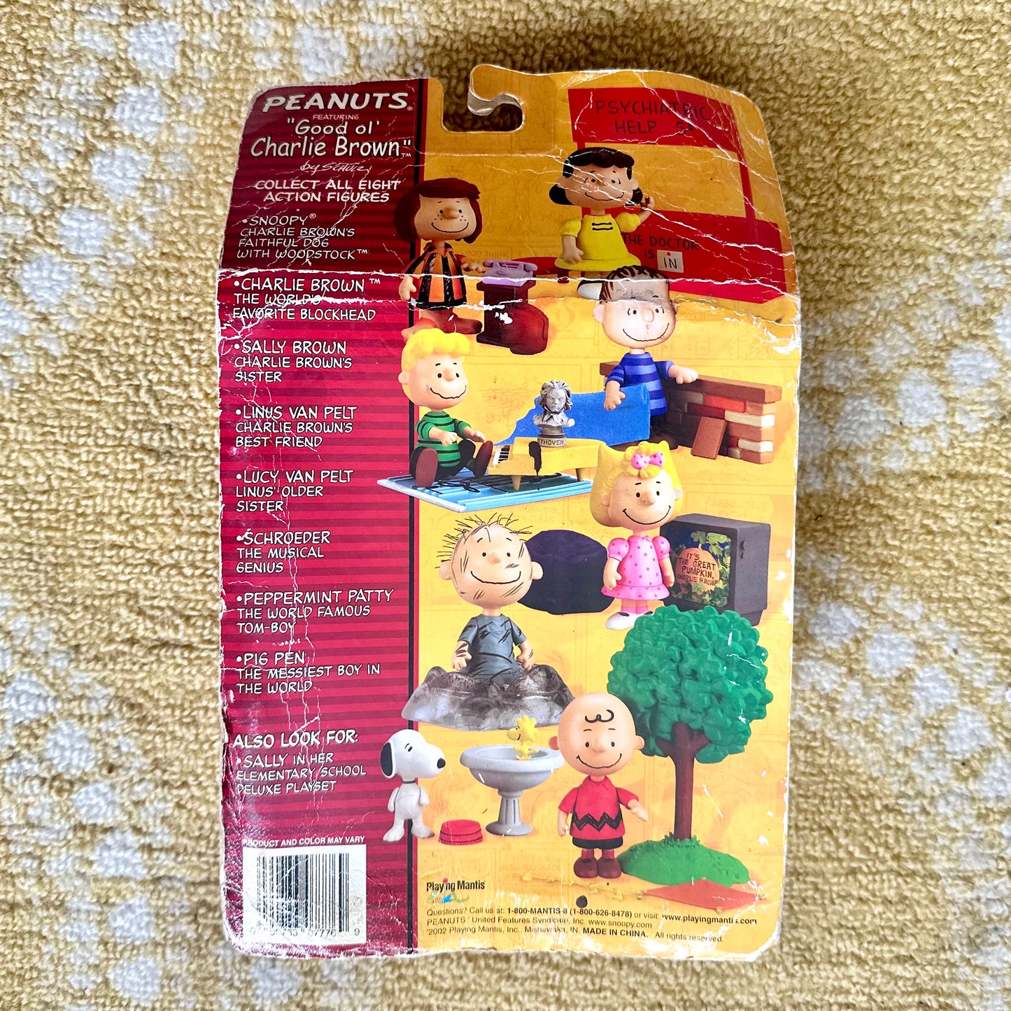 2002 Good Ol’ Charlie Brown “Peppermint Patty” Toy