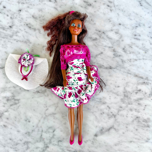 1989 Wet n’ Wild Barbie with Floral Dress