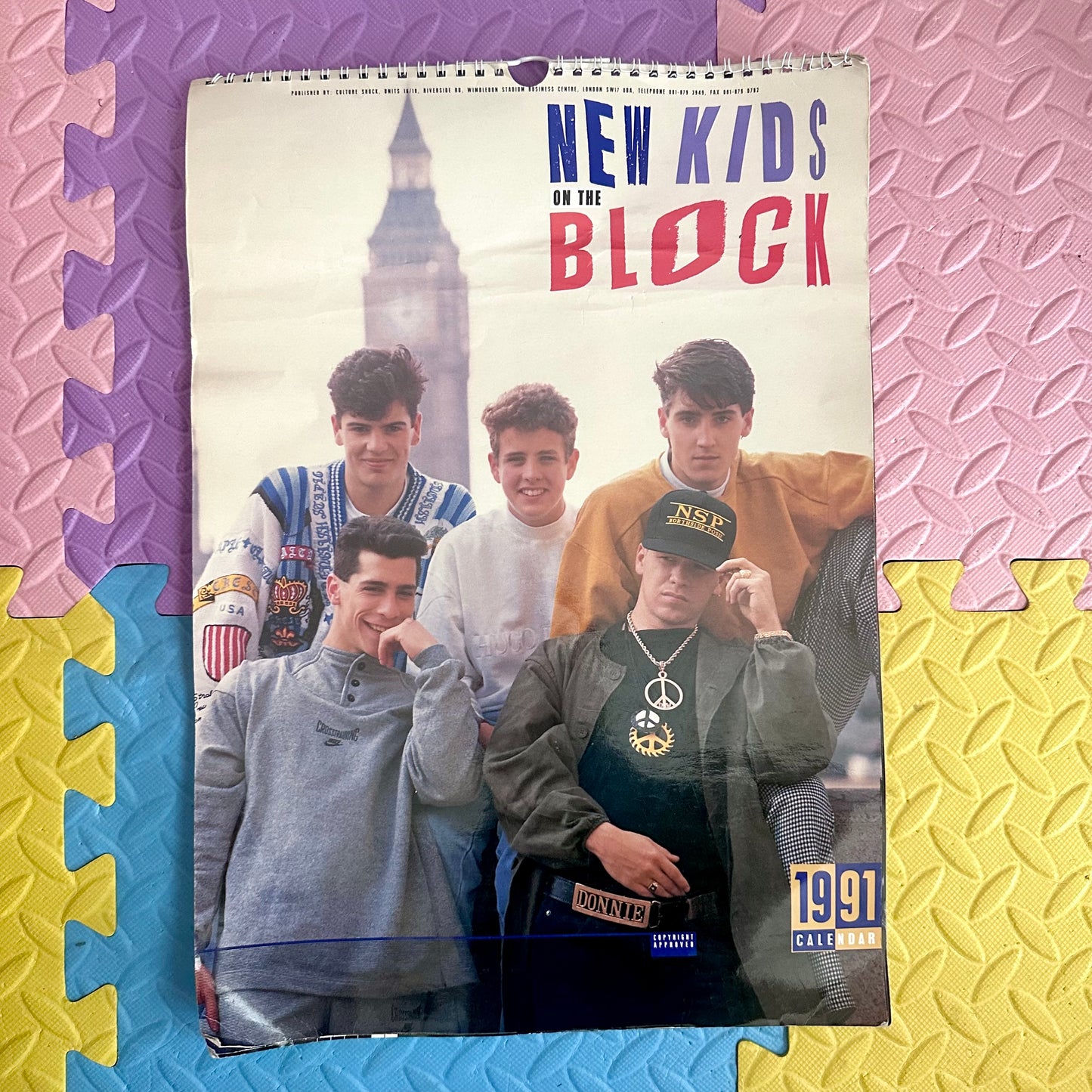 1991 NKOTB Poster Calendar