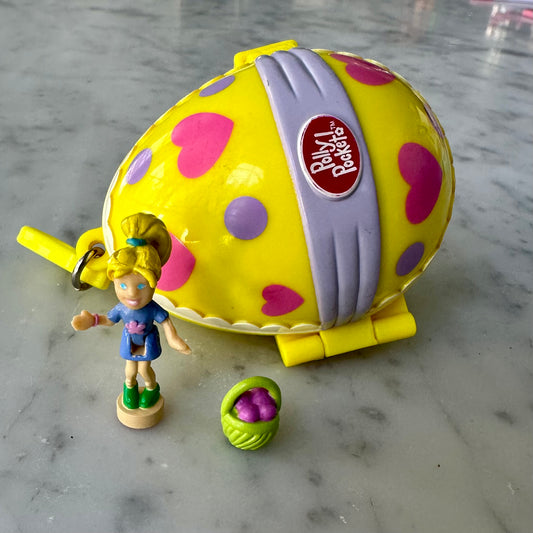 2001 Polly Pocket Yellow Easter Egg