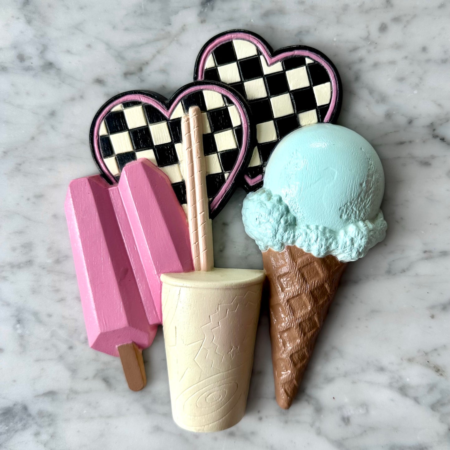Vintage Burwood 50’s Diner Wall Art Set
