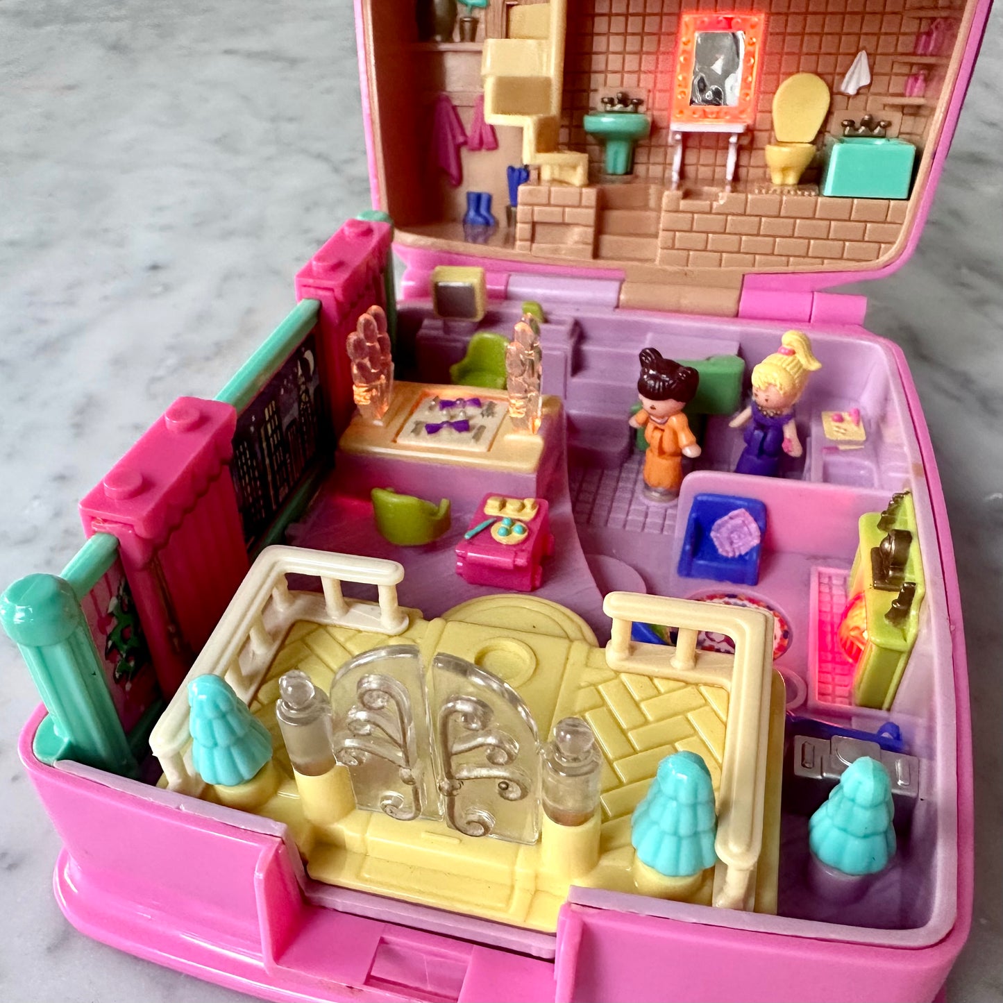 1994 Polly Pocket Starbright Dinner Party Playset