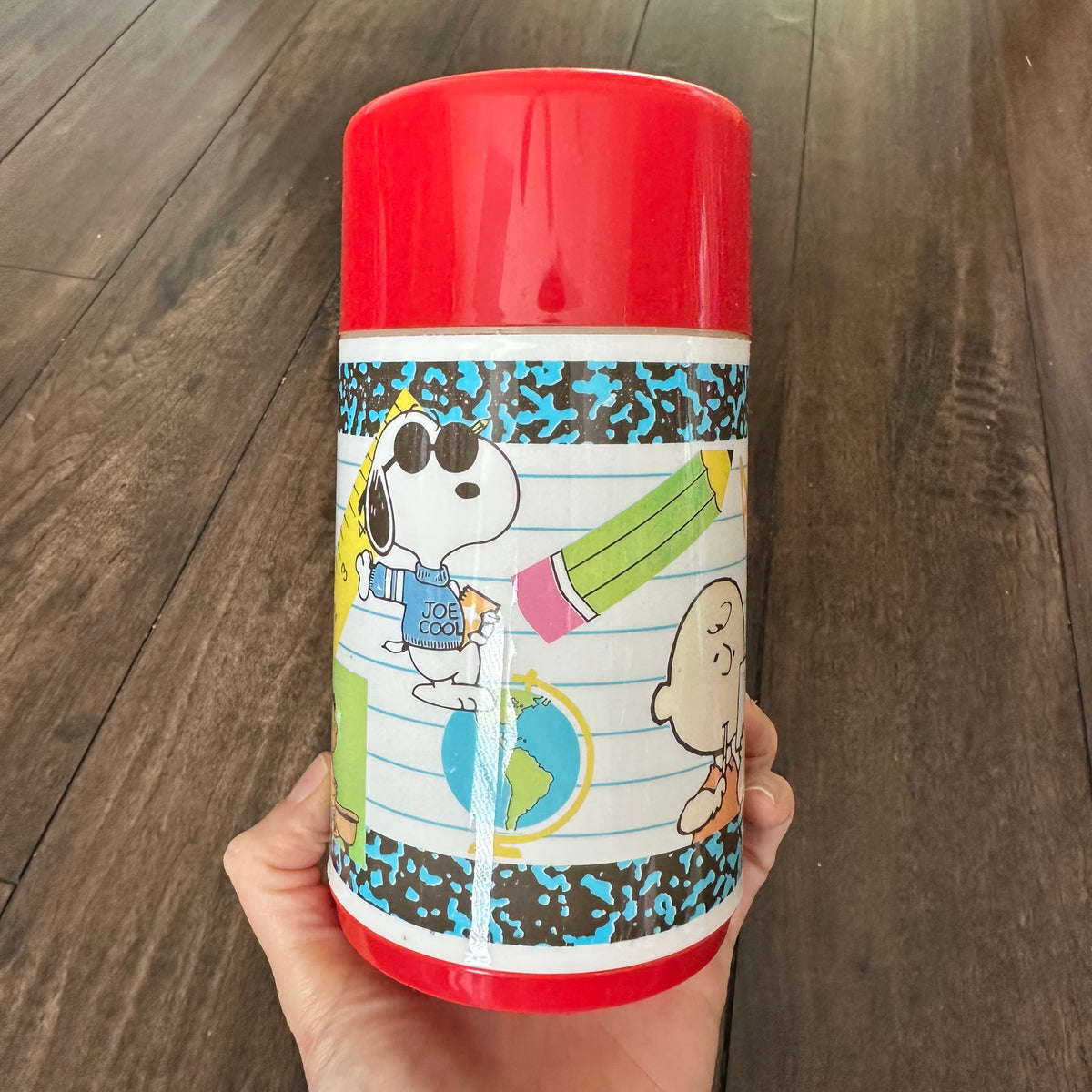 Vintage Peanuts "Joe Cool" Snoopy Thermos