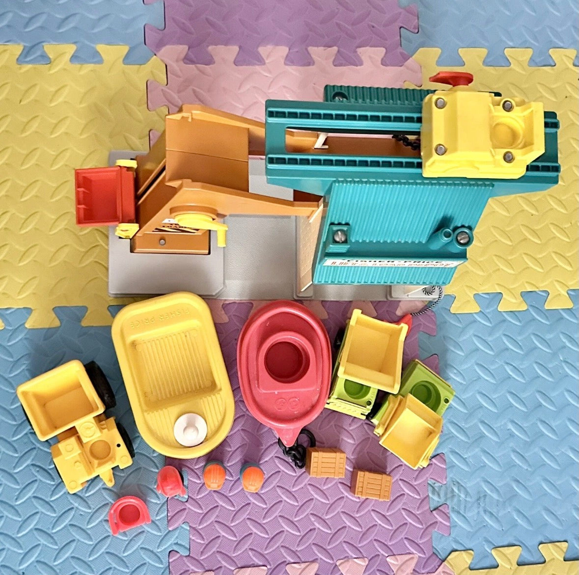 Vintage Fisher Price Lift & Load Depot