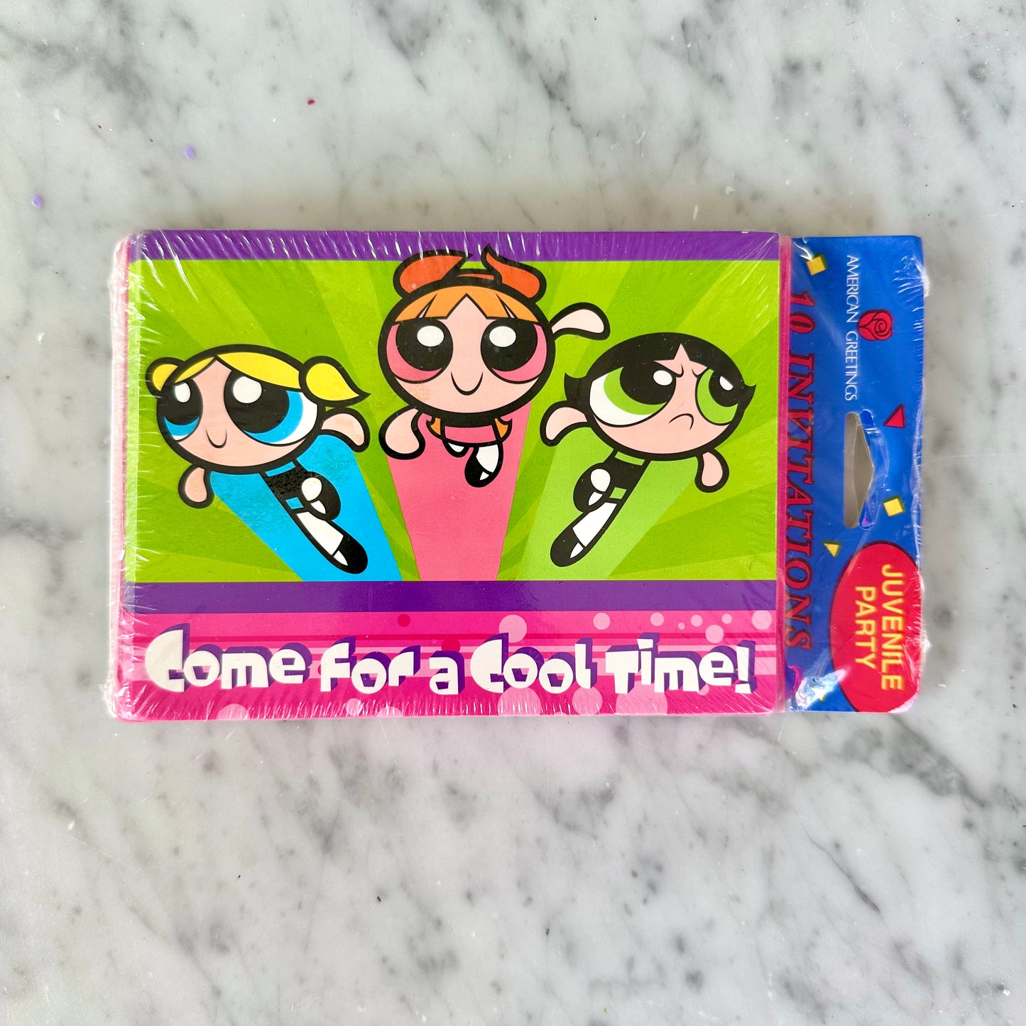 Vintage Powerpuff Girls Party Invitations
