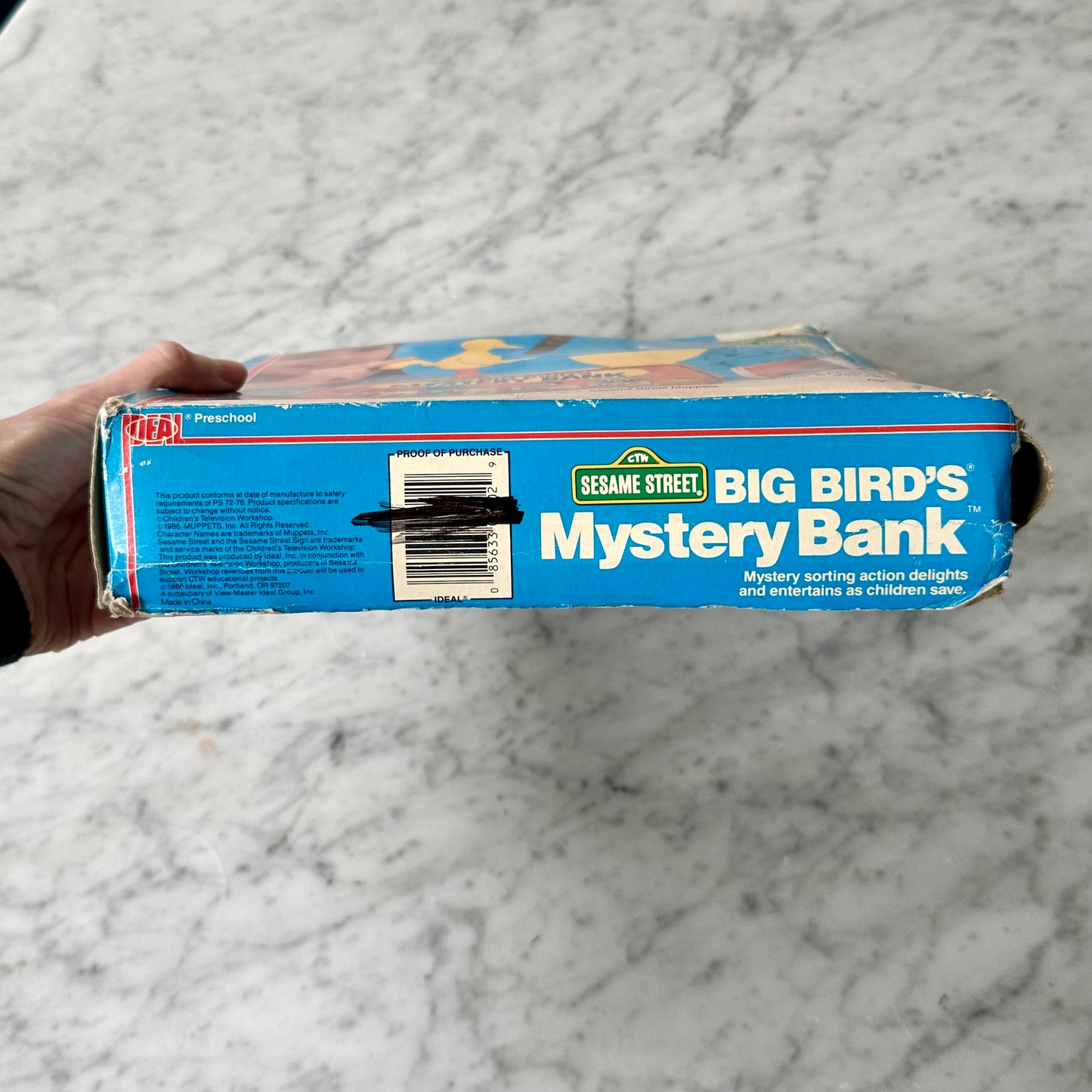 1986 Sesame Street Mystery Bank