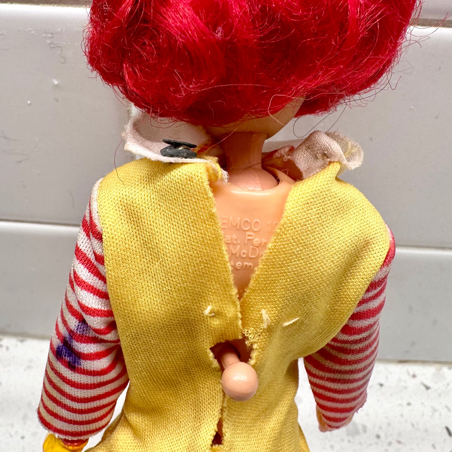 1976 Remco McDonaldland Ronald McDonald Action Figure