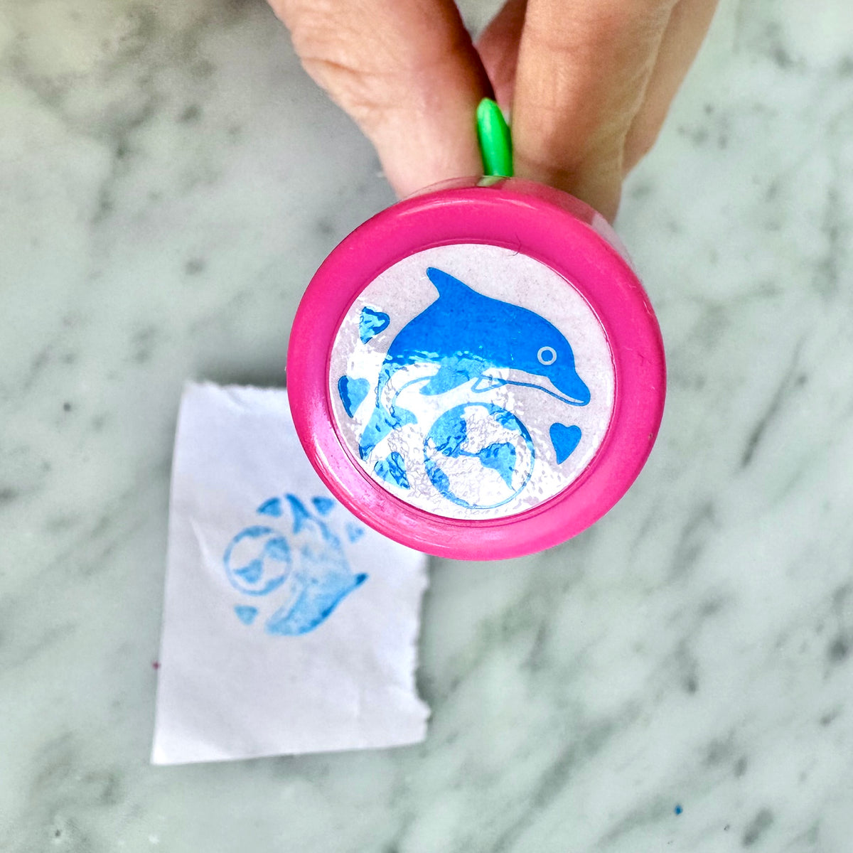 90’s Lisa Frank Dolphin Stamp