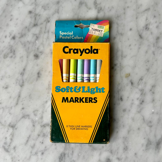 1986 Crayola Soft & Light Markers